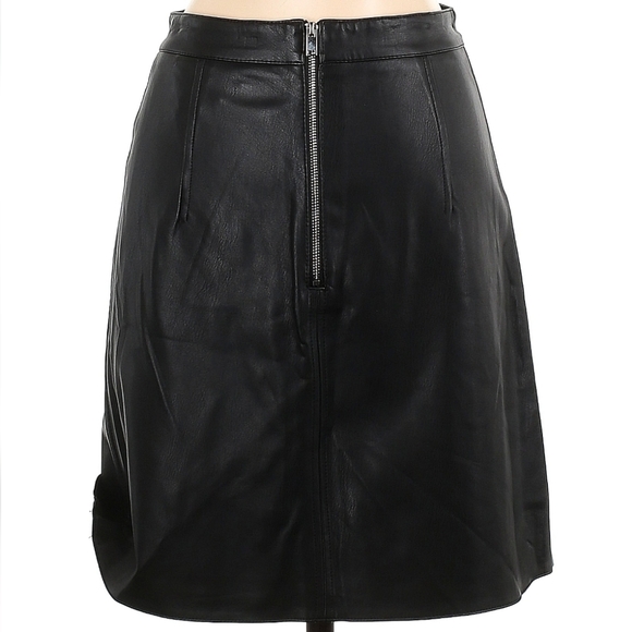 ZARA BASIC vegan leather A line mini size S - Picture 2 of 16